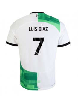 Moški Nogometna dresi replika Liverpool Luis Diaz #7 Gostujoči 2023-24 Kratek rokav